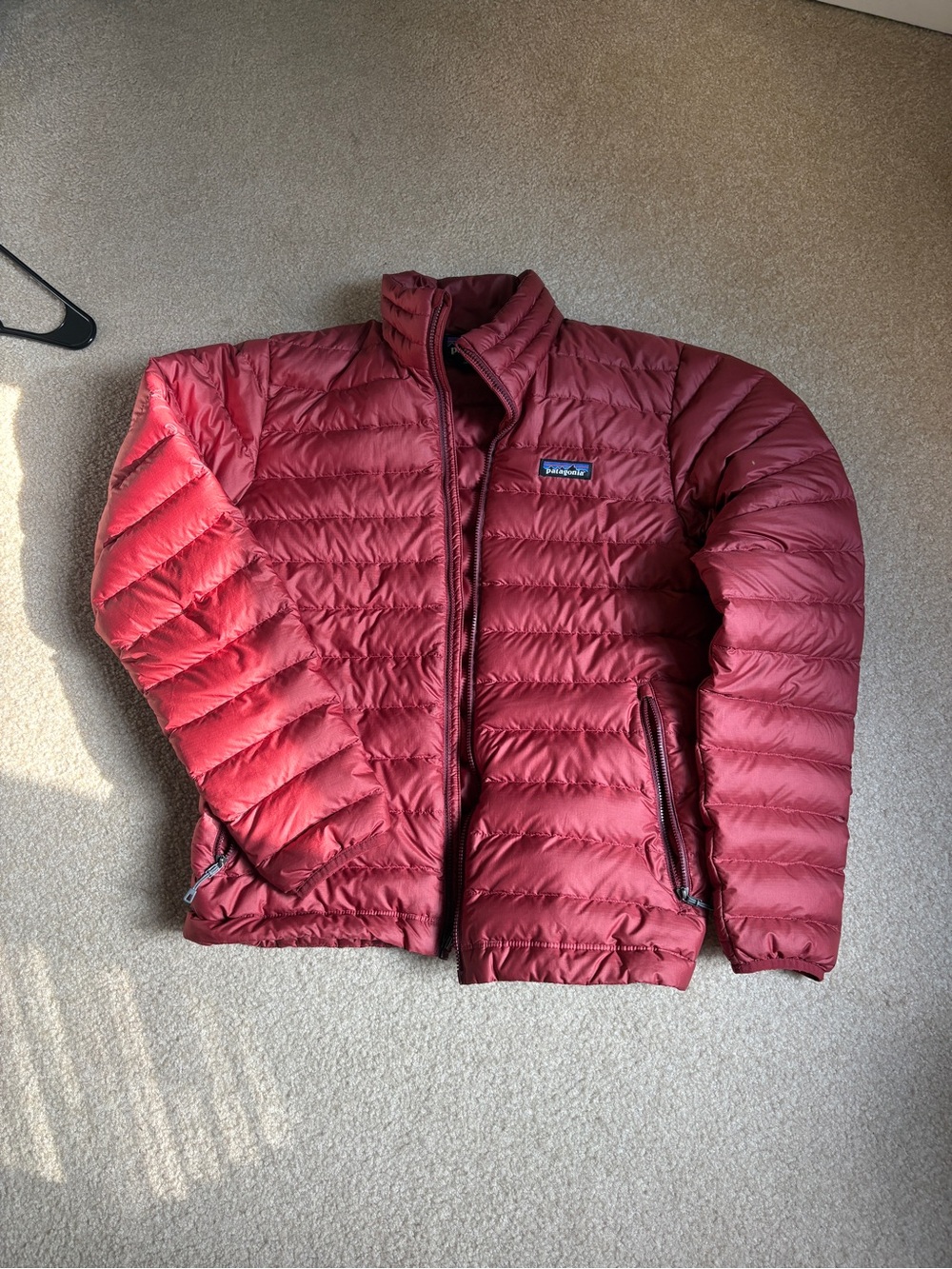 Patagonia Men’s Red Down Sweater Jacket